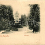 1900 Zagreb, Zágráb; Maksimir / park (kis szakadás / small tear)