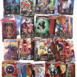 Spider-Man Heroes & Villains, 64 db Marvel gyűjtői kártya, közte hologramosak is