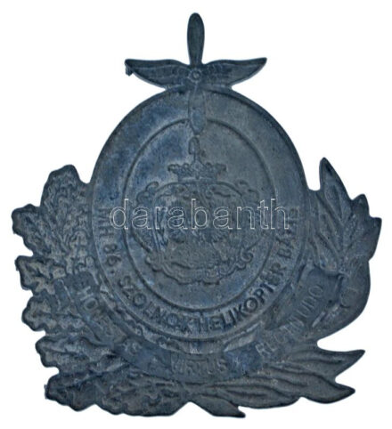 ~1960-1980. 'MH 86. Szolnok Helikopter Bázis' egyoldalas hadifém plakett (75x65mm) T:2