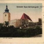 1901 Sepsiszentgyörgy, Sfantu Gheorghe; Református templom. Benkő M. kiadása / Calvinist church