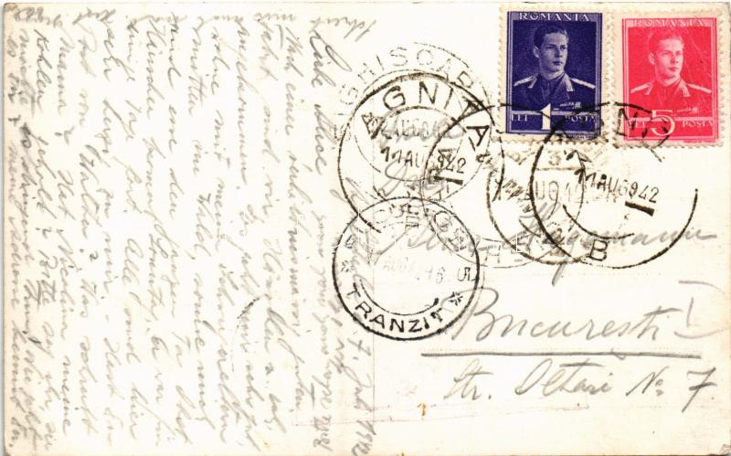 1942 Szentágota, Agnetheln, Agnita; látkép / general view. photo (EK) - Image 2