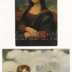 12 db RÉGI művész motívum képeslap / 12 pre-1945 art motive postcards - Image 2