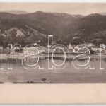 1900 Orsova. Hutterer G. 3-részes kinyitható panorámalap / 3-tiled folding panoramacard (fa)