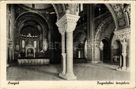 Szeged, Fogadalmi templom belső (fa)