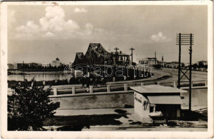 1941 Újvidék, Novi Sad; híd / bridge
