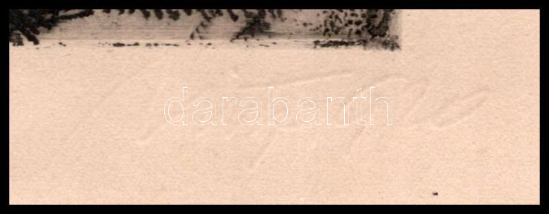 Uitz Béla (1887-1972): Fiúportré, 1920. Rézkarc, papír. Jelezve jobbra lent (halványan). Sérült (törésnyommal). 17,5×13,5 cm - Image 3