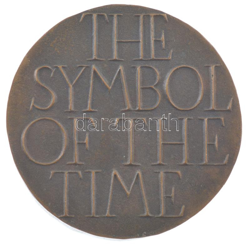 DN 'Az idő szimbóluma' kétoldalas bronz emlékérem (85mm) T:1- ND 'The Symbol of the Time' two-sided bronze commemorative medallion (85mm) C:AU