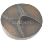 DN 'Az idő szimbóluma' kétoldalas bronz emlékérem (85mm) T:1- ND 'The Symbol of the Time' two-sided bronze commemorative medallion (85mm) C:AU - Image 2