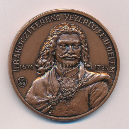 ifj. Szlávics László (1959-) 2005. 'II. Rákóczi Ferenc vezérlő fejedelem / A Szécsényi Országgyűlés 300. évfordulójára emlékére' bronz emlékérem (42mm) T:1-