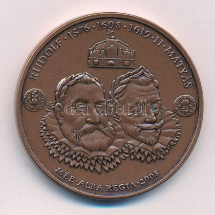 Fritz Mihály (1947-) 2008. 'Székesfehérvár veszésérül való história - Vathay Ferenc / MÉE Alba Regia 2008' kétoldalas bronz emlékérem (42mm) T:1-