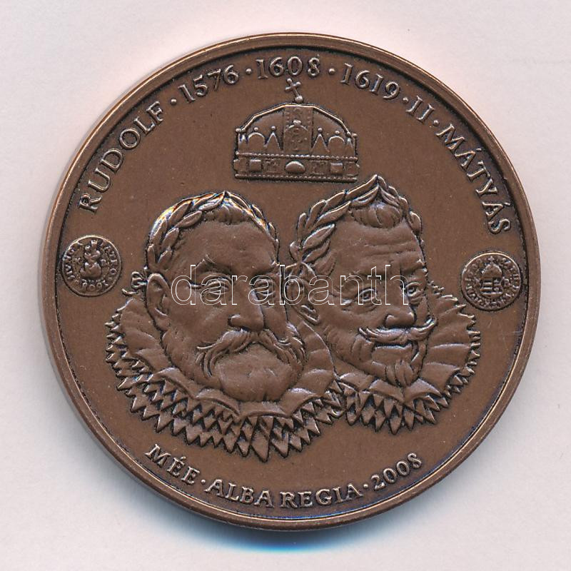 Fritz Mihály (1947-) 2008. 'Székesfehérvár veszésérül való história - Vathay Ferenc / MÉE Alba Regia 2008' kétoldalas bronz emlékérem (42mm) T:1-