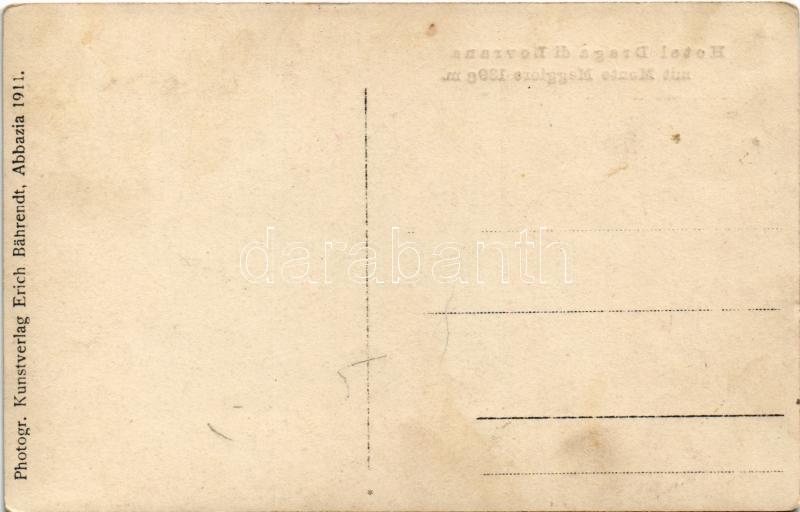 Lovran, Lovrana; Hotel Draga di Lovrana, Monte Maggiore 1396 m. photo - Image 2
