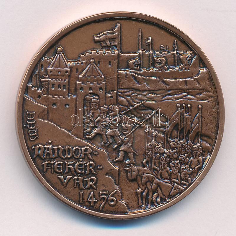 2006. 'Nándorfehérvár 1456 / Nándorfehérvári csata emlékére 2006' kétoldalas bronz emlékére (42mm) T.1-
