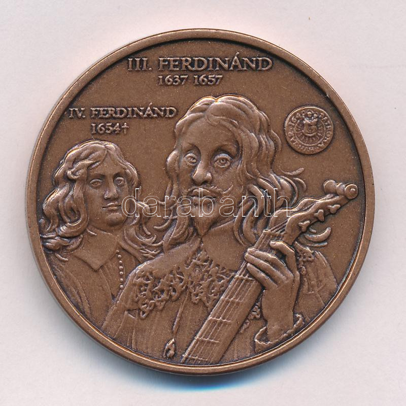 Fritz Mihály (1947-) 2007. 'Székesfehérvár MÉE, II. Ferdinánd / III. Ferdinánd és IV. Ferdinánd' kétoldalas bronz emlékérem (42,5mm) T:1- - Image 2