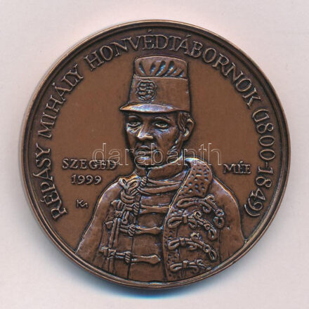 Fritz Mihály (1947-) 1999. 'Répásy Mihály honvédtábornok / Földváry Sándor honvéd ezredes' kétoldalas bronz emlékérem (42mm) T:1-
