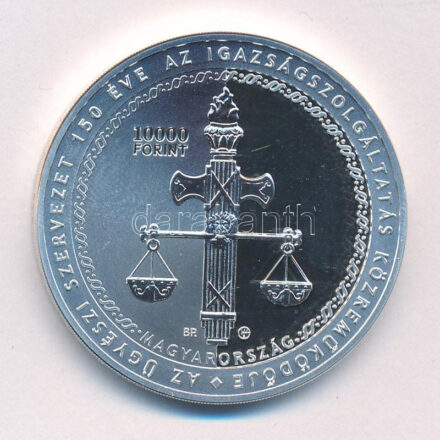 2021. 10.000Ft Ag 'Magyarország Ügyészsége / Az ügyészi szervezet 150 éve az igazságszolgáltatás közreműködője' T:PP