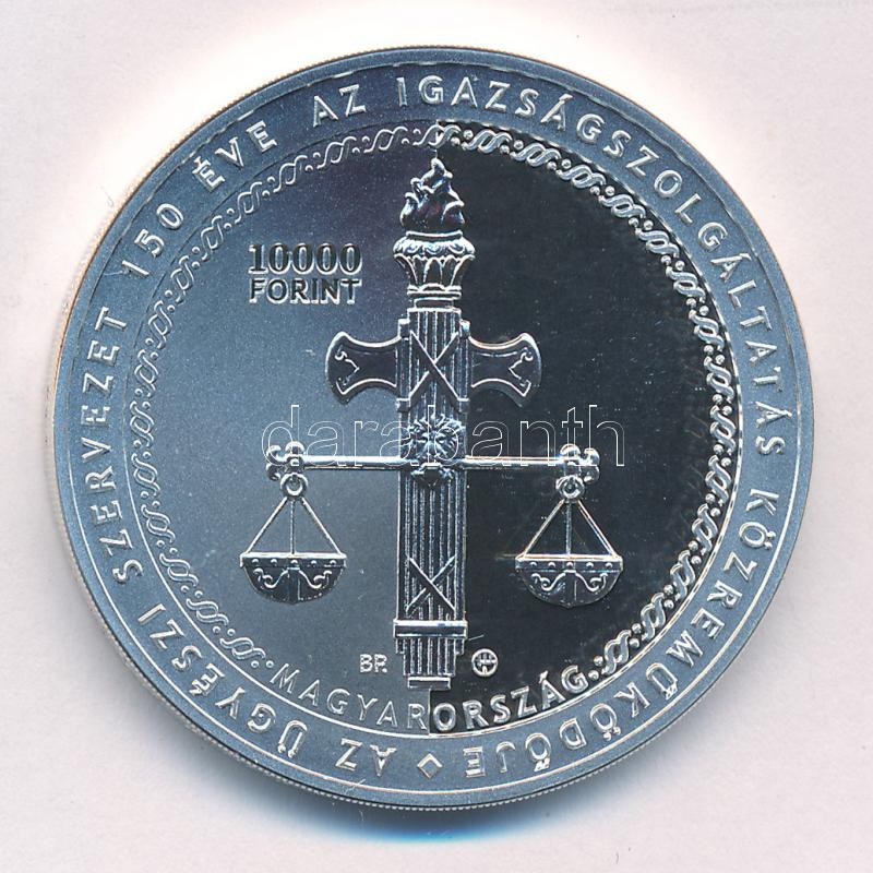 2021. 10.000Ft Ag 'Magyarország Ügyészsége / Az ügyészi szervezet 150 éve az igazságszolgáltatás közreműködője' T:PP