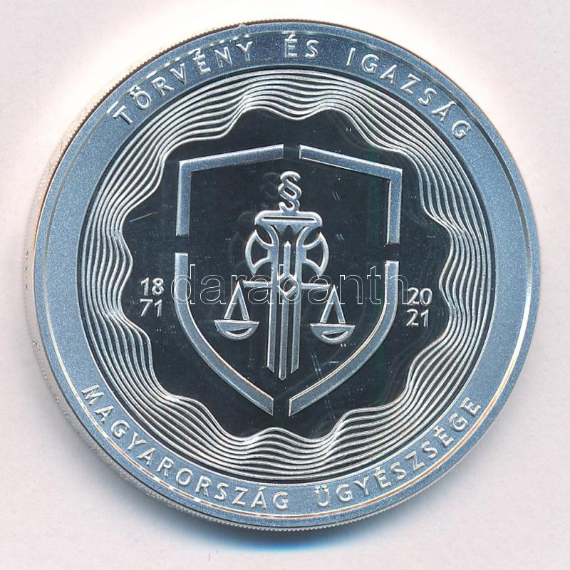2021. 10.000Ft Ag 'Magyarország Ügyészsége / Az ügyészi szervezet 150 éve az igazságszolgáltatás közreműködője' T:PP - Image 2