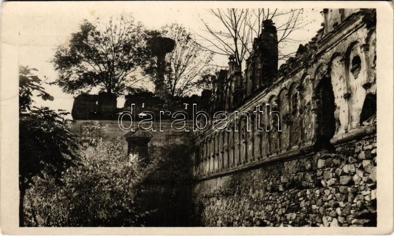 Szárhegy, Gyergyószárhegy, Giurgeu-Sarheghi, Lazarea; Gróf Lázár kastély romjai. Fotó Sántha / castle ruins (EK)
