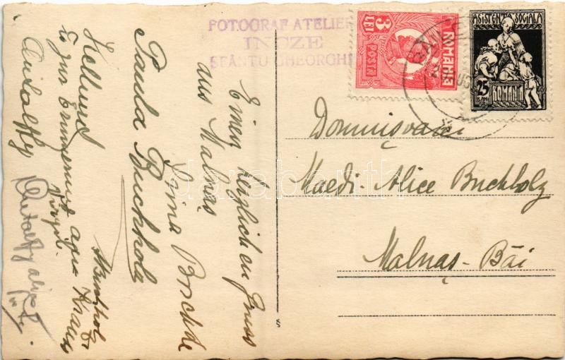 Málnásfürdő, Malnas Bai; Cofetaria Kraus / Kraus cukrászda / confectionery. Atelier Incze photo - Image 2