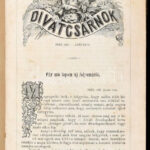 1857 A Divatcsarnok c. lap teljes évfolyama. 580p. Korabeli félvászon kötésben, jó állapotban