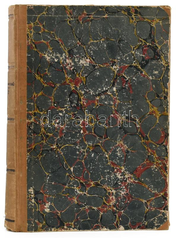 1857 A Divatcsarnok c. lap teljes évfolyama. 580p. Korabeli félvászon kötésben, jó állapotban - Image 4