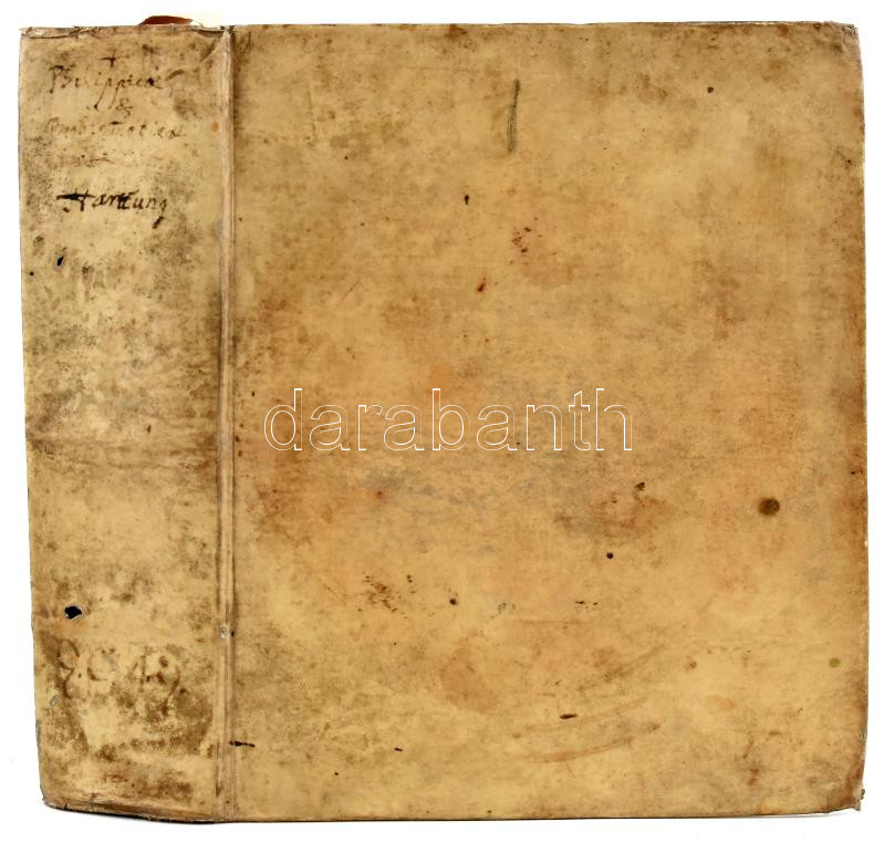 Philippo Harttung: Philippicae sive Invectivae LX in notorios peccatores pro singulis totius anni dominicis ... / authore R.P. Philippo Harttung sacerdote Societatis Jesu Augustae & Dilingae 1695.Joannis Caspari Bencard 419 + 16 p. + - Image 3