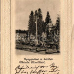 1904 Marilla, Marillavölgy, Marila; Gyógyintézet és Erdőlak. Gross Gyula kiadása / spa, bath, villa (szakadás / tear)