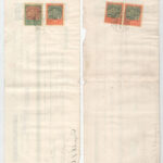 Budapest 1925-1926. 9 darab 'Földhitelbank Részvénytársaság' kitöltött váltó T:II,II- szakadások - Image 4