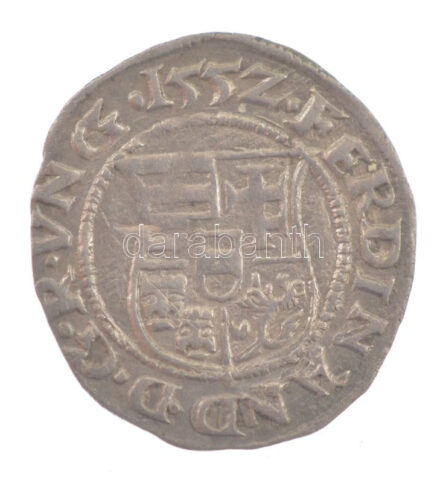 1552K-B Denár Ag 'I. Ferdinánd' (0,51g) T:1- Hungary 1552K-B Denar Ag 'Ferdinand I' (0,51g) C:AU Huszár: 935., Unger II.: 745.a