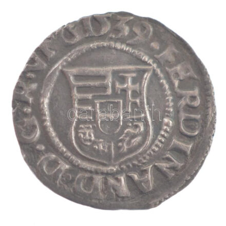 1539K-B Denár Ag 'I. Ferdinánd' (0,69g) T:1- Hungary 1539K-B Denar Ag 'Ferdinand I' (0,69g) C:AU Huszár: 935., Unger II.: 745.a