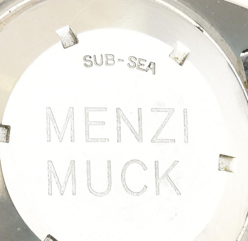 Movado férfi mechanikus karóra, Zenith szerkezettel, bőr szíjjal, működik, d: 38 mm - Image 3