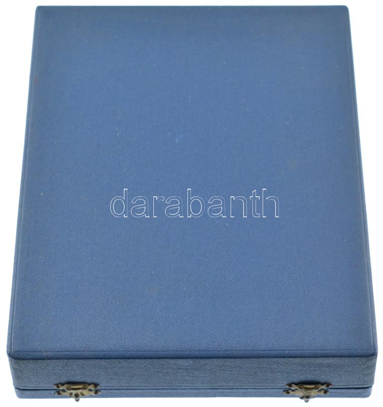 ~1970-1980. 'Tatabányai szénbányák' egyoldalas bronz emlékplakett tokjában (145x95mm) T:1- - Image 2