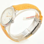 Federique Constant quartz, férfi karóra, működik, szép állapotban, sárga bőr szíjjal d: 35 mm - Image 2