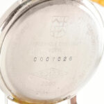 Federique Constant quartz, férfi karóra, működik, szép állapotban, sárga bőr szíjjal d: 35 mm - Image 3