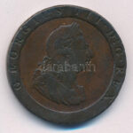 Nagy-Britannia 1797. 1p Cu 'III. György' (27,40g) T:2- ph. Great Britain 1797. 1 Penny Cu 'George III' (27,40g) C:VF edge error Krause KM#618