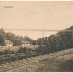 Resica, Resita; Aquadukt, vasúti sín. Brüder Deutsch kiadása / aquaduct, railway track