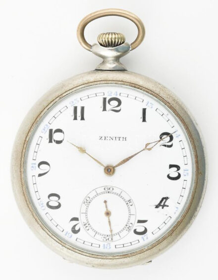 Zenith zsebóra, mechanikus szerkezettel, szép állapotban, d: 50 mm