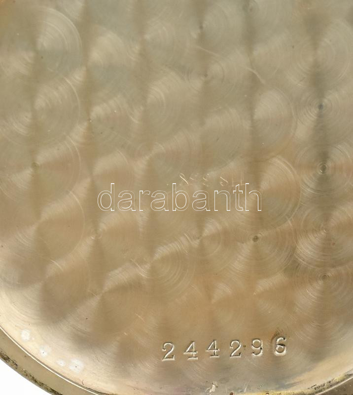 Roskopf zsebóra, mechanikus szerkezettel, számlapon kis hajszálrepedés, d: 50 mm - Image 4
