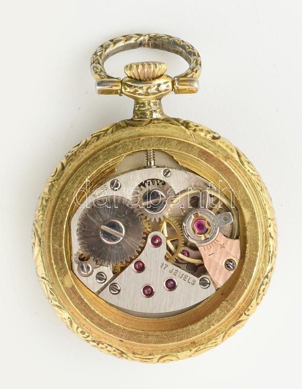 Blita női zsebóra, mechanikus szerkezettel, szép állapot, működik d: 22 mm - Image 3