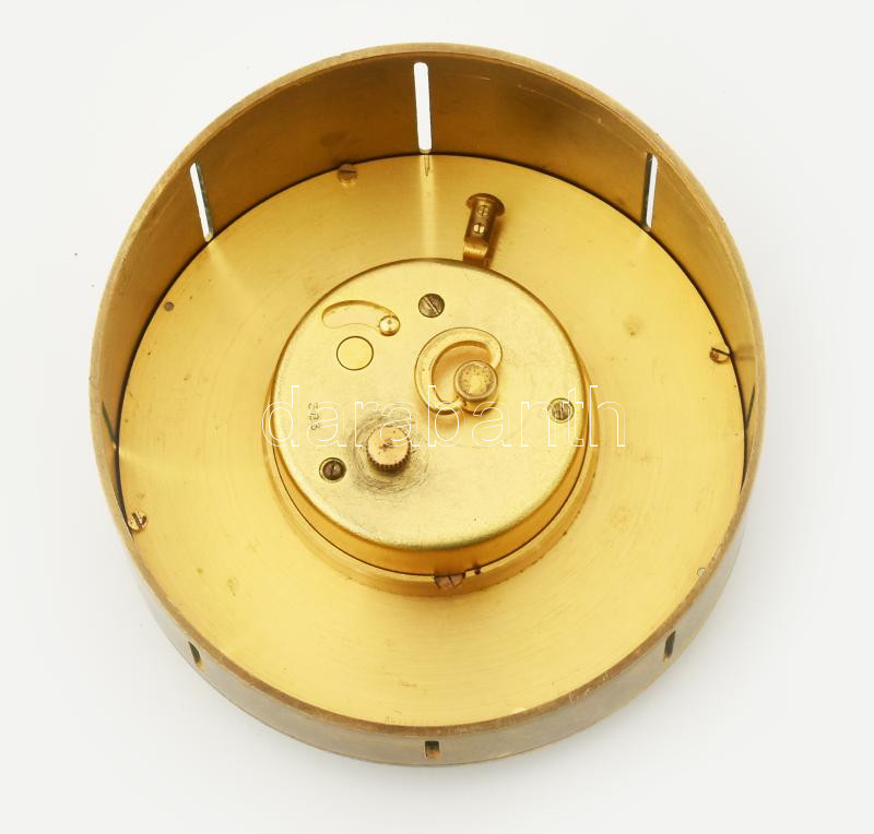 Jager Le Coultre asztali óra, mechanikus, működik, pontos, m: 9,5 cm - Image 3