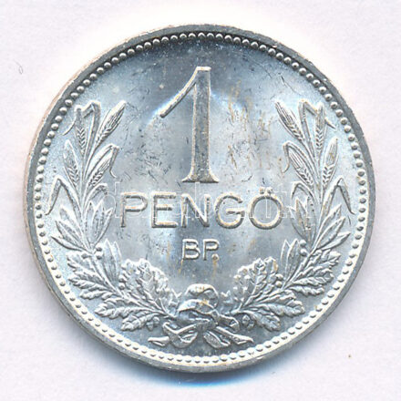 1939. 1P Ag T:1-,2 patina, kis karcok Adamo P6
