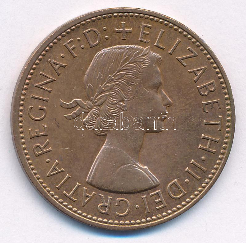 Nagy-Britannia 1938. 1 Penny bronze 'II. Erzsébet' T:1- Great Britain 1938. 1 Penny bronze 'Elisabeth II' C:AU Krause KM#897