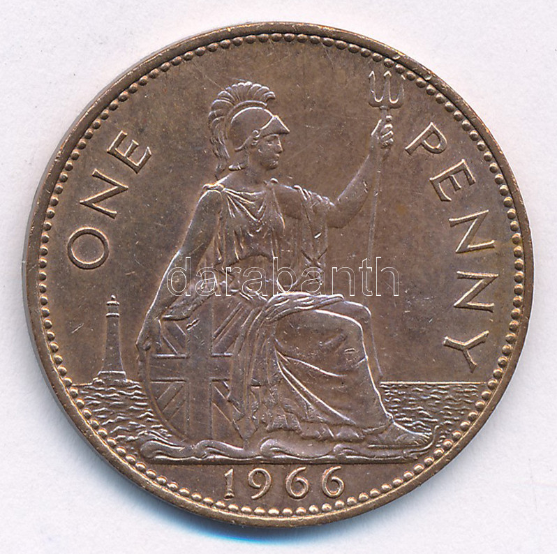 Nagy-Britannia 1938. 1 Penny bronze 'II. Erzsébet' T:1- Great Britain 1938. 1 Penny bronze 'Elisabeth II' C:AU Krause KM#897 - Image 2