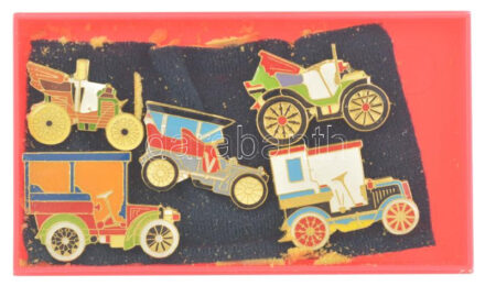 DN 'Automobil' 5xklf műgyantás jelvény tokban (~25x35mm/db) T:1,1-