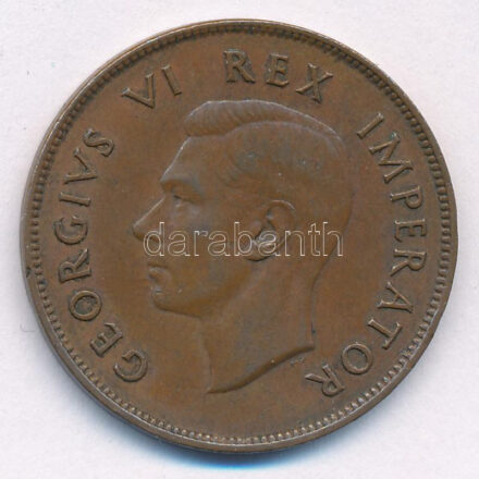 Dél-Afrika 1941. 1p bronz 'VI. György' T:1- South Africa 1941. 1 Penny bronze 'George VI' C:AU Krause KM#25