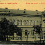 Apatin, Polgári iskola. W.L. 1960. / Bürgerschule / school (EK)