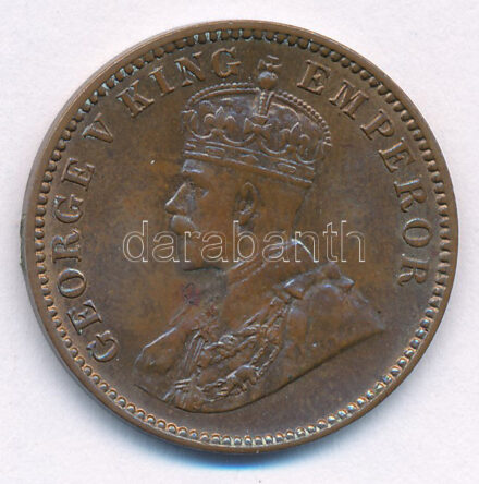 Brit-India 1936. 1/4A bronz 'V. György' T:1- British India 1936. 1/4 Anna bronze 'George V' C:AU Krause KM#512