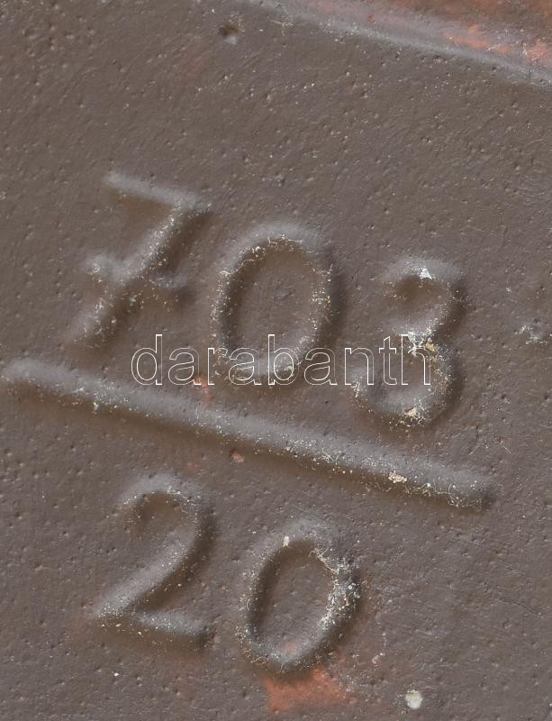 Német kerámia váza jelzett, hibátlan 19 cm - Image 2