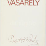 Victor Vasarely 10 kompozíciója versekkel, Bartók Béla emlékére. Bp., é.n., Helikon. Ofszet, papír. Kiadói mappában, lapméret: 33,5x24.
